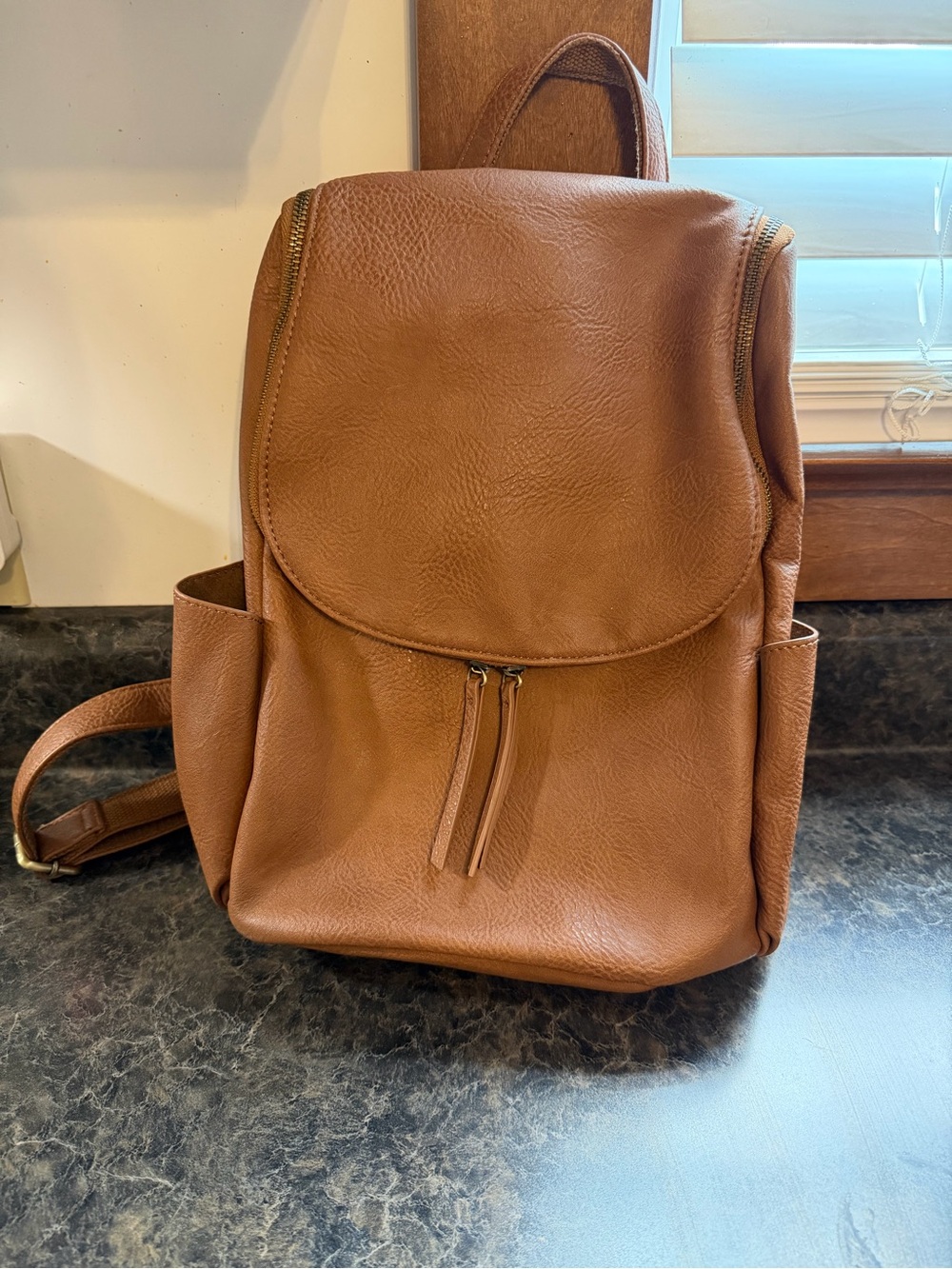 Joy Susan Kerri Side Pocket Women’s Travel Backpack Everyday Carry NWOT!